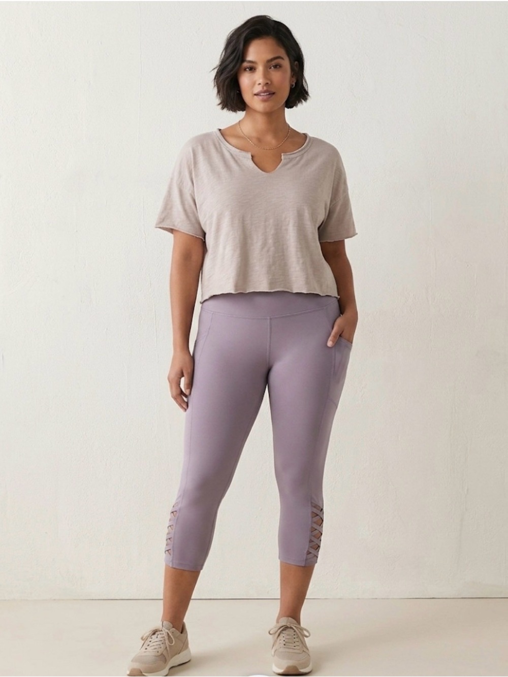RBX Amethyst Athletic Capri Leggings women’s medium NWT